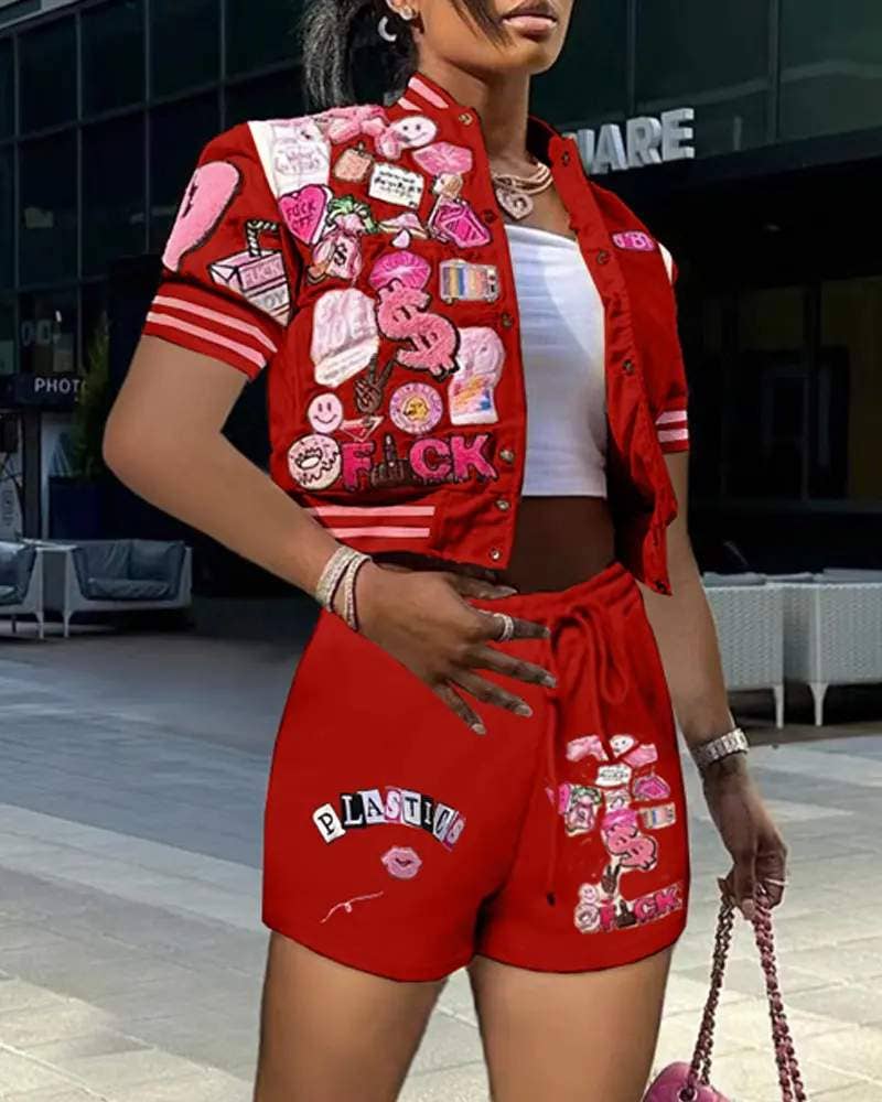 Plastic Short Set