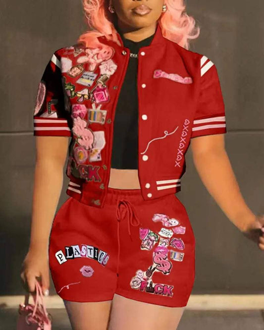 Plastic Short Set